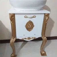 روشویی کابینتی با کاسه گرد ضدآب