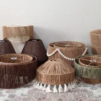 لوستر رافیا|لوستر و چراغ آویز|تهران, استاد معین|دیوار