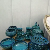 وسایل سرو و پذیرایی، ظروف سفال دکوری،ابزار آلات|ظروف سرو و پذیرایی|قم, زاد|دیوار