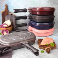 ماهیتابه رژیمی سایزبزرگ ترکیه اصل قابلمه تابه3تایی|ظروف پخت‌وپز|یزد, |دیوار
