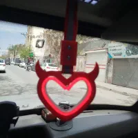 آویز قلب چراغ دار مناسب ماشین