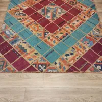 گلیم دست بافت پشت چرمی|فرش|کرج, کوی مهر|دیوار