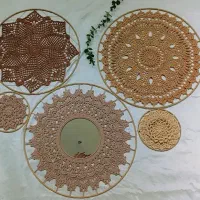 دیوار کوب های ماندالا بافی