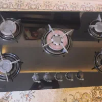 ‌گاز ۵ شعله شیشه ای برند BRONEL برونل