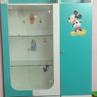کمد کودک دوتیکه ویترین و کمدلباس|اسباب و اثاث بچه|زنجان, |دیوار