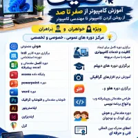 اموزش کامپیوتر همراه مدرک استخدامی