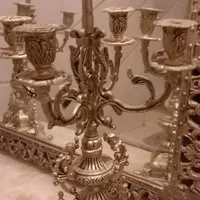 آینه و شمعدان با روکش نقره|آینه|اراک, |دیوار