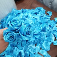 گل مصنوعی با استفاده از روبان