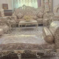 مبل سلطنتی ۹نفره با کنسول خاص بوفه و میز ناهارخوری|مبلمان خانگی و میز عسلی|تهران, طرشت|دیوار