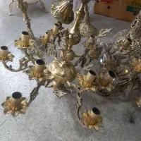 لوستر ودکوراسیون خانه برنزی