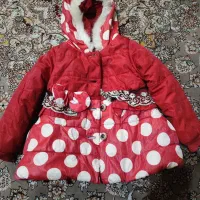 کاپشن بچه گانه دخترانه مناسب تا ۳ سال