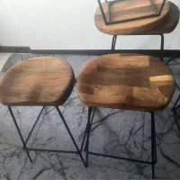 صندلی چوب گردو شیک نو