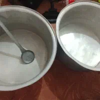 دوعدد دیگ آلمینیوم طرح قدیم باکف گیر