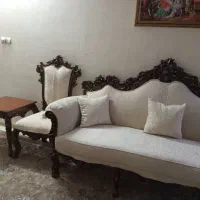 مبل نه نفره استیل|مبلمان خانگی و میز عسلی|ری, سرتخت|دیوار