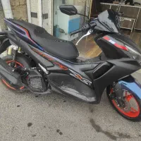 موتورسیکلت هایروکس180نقره آبی