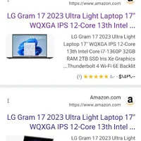 LG Gram 17 سبک ترین لپ تاپ ۱۷ دنیا|رایانه همراه|تهران, میدان ولیعصر|دیوار