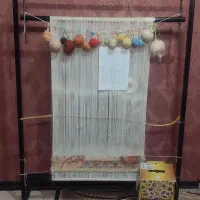 تابلو فرش نیمه کاره طرح وان یکاد