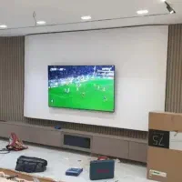 نصب ونصاب تلویزیون باآنتن دهی بالانصب پایه دیواری