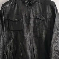 کاپشن چرم اصل خارجی نو