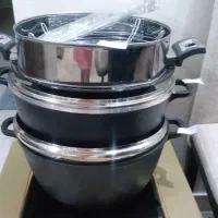 ۲ عدد قابلمه و ۱ عدد کباب پز روگازی