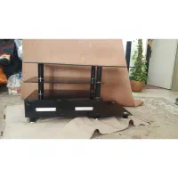 میز تلویزیون شیشه ای مشکی