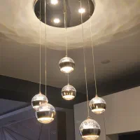 چراغ کریستال آویز