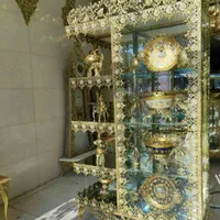 آینه ویترین باکس دار فوق سنگین (( برنز سعید))|بوفه، ویترین، کنسول|کرمانشاه, |دیوار