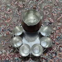 پارچ و لیوان مسی|قوری، کتری، قهوه‌ساز دستی|کوهدشت, |دیوار