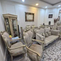 ست مبل کلاسیک ۷ نفره + میز ناهارخوری ۶ نفره|مبلمان خانگی و میز عسلی|سیرجان, |دیوار