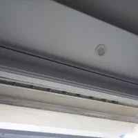 چوب پرده آلومینیومی با گیره های داخل