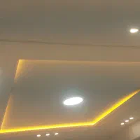 نور مخفی و سفید کاری و لکه گیری و ساختمان