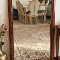 آینه قدی دیواری با قاب طرح چوب (درحدنو)