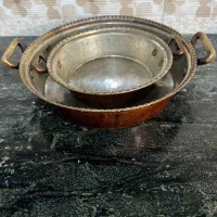 ماهیتابه مس|ظروف پخت‌وپز|قم, امامزاده ابراهیم|دیوار