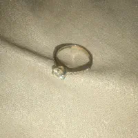 حلقه طلا سفید زیبا