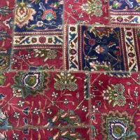قالیچه کلاژ دستبافت چهل تیکه