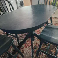 میز نهار و خوری ۴نفره با صندلی‌های محکم وسالم