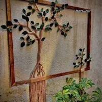 دیوارکوب دست ساز درخت زندگی|تابلو، نقاشی، عکس|تهران, استاد معین|دیوار
