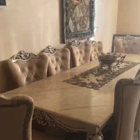 فروش ناهارخوری  ۱۰ نفره کاملا نو مناسب جهیزیه