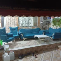 میز نهارخوری با یک دست مبل هفت نفره ست