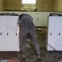 کاشی کاری سرامیک سنگ موزاییک لوله کشی تیغه چینی