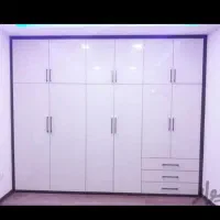 کابینت و دکوراسیون سینا چوب|کتابخانه، شلف، قفسههای دیواری|چهاردانگه (تهران), |دیوار