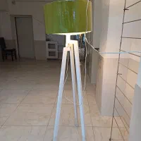 آباژور پایه چوبی|چراغ خواب و آباژور|ابهر, |دیوار