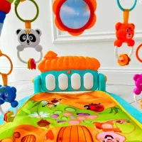 تشک بازی نوزاد موزیکال سیسمونی خارجی نو وآکبند|اسباب و اثاث بچه|تبریز, |دیوار