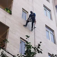 کار در ارتفاع به روش طناب