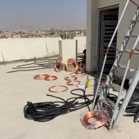 لوله کشی مسی کولرگازی اسپیلیت نصب