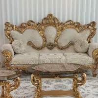 مبل سلطنتی 9نفره شاهنشین درحدنونو|مبلمان خانگی و میز عسلی|ملایر, |دیوار