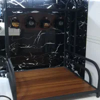 استند کافی بار چوب و فلز