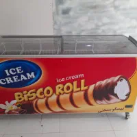 یخچال فریزر بستنی بزرگ  صفر صفر  و صندل