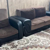 مبل هفت نفره چرم