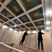 نقاشی . پتینه . میکروسمنت ورقطلا. نقاشی کلاسیک